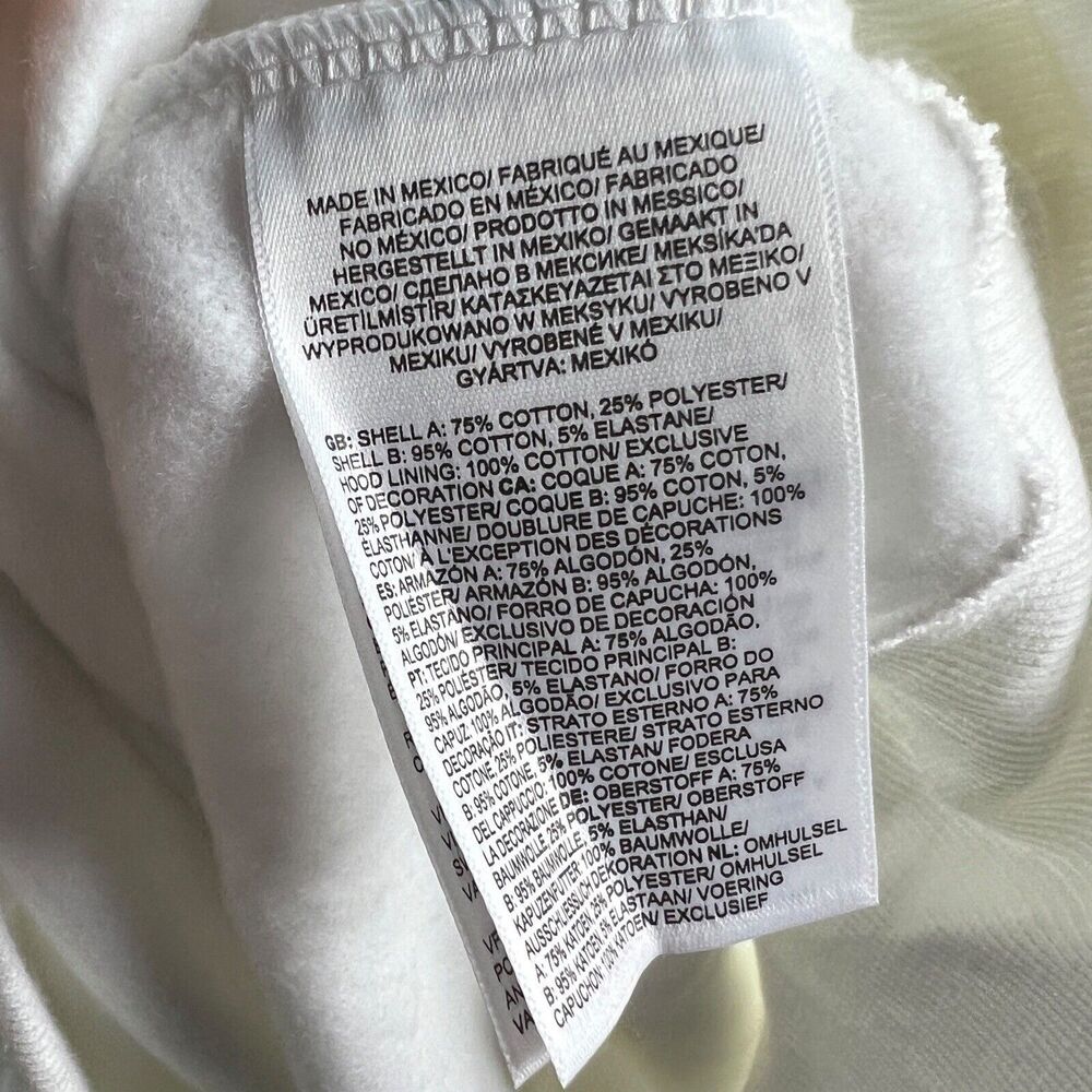 The North Face Hoodie Mens L White Outdoor Together Colorful Adventure Orange - Picture 4 of 5